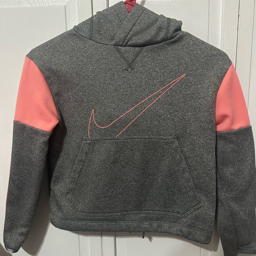 Nike Kids Charcoal and Coral Jacket